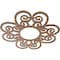 Ekena Millwork Cohen Wood Fretwork Pierced Ceiling Medallion, Walnut, 22"OD x 7 1/2"ID x 3/8"T CMWP22X22X0375COWA - alternate 3